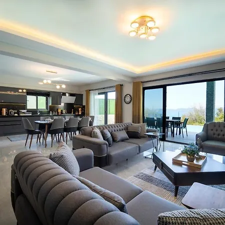 Vilă With Sea View And Heated Pool Mariposa Fethiye