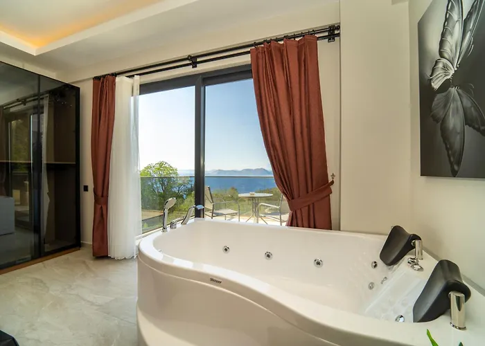 With Sea View And Heated Pool Mariposa 빌라 *