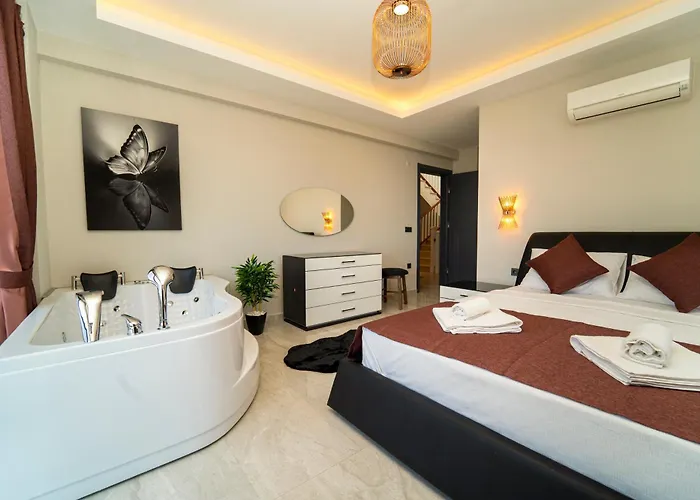 With Sea View And Heated Pool Mariposa 빌라 *
